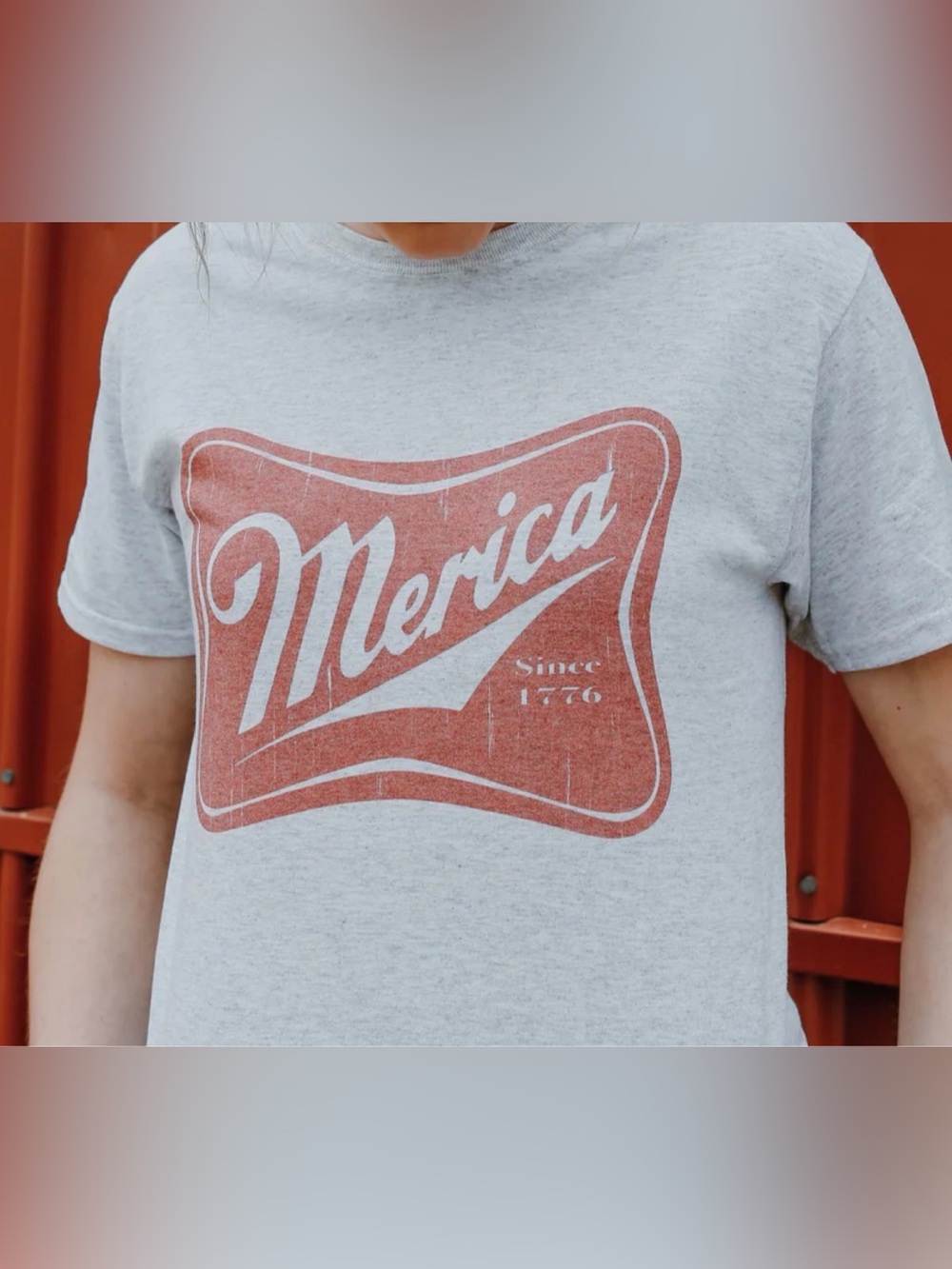 Wild Junkie ‘Merica Graphic Tee in Heather Gray - 4th of July!